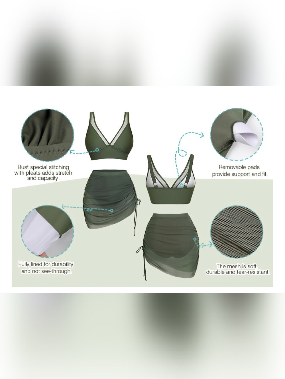 Blooming Jelly High Waisted Bikini #1328 - Picture 12 of 12